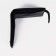 Male purse for magnet, department for bills, for maps, for coins, black color