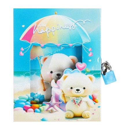 Gift notebook, 45 sheets, line, on the castle of the bear (16.3x12.7cm)-5