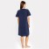 Night shirt female, blue color, size 56 (4xl)