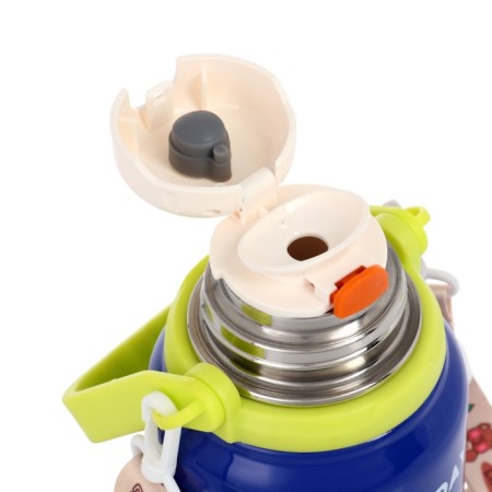 Thermos, 1 l, coffee cup, retains heat 10 hours, blue-4