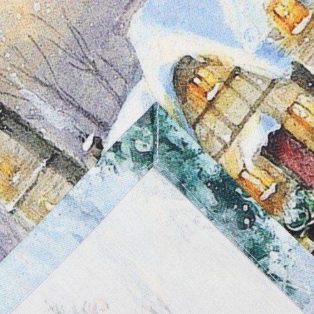 Set Ethel "Christmas Evening": a tablecloth 150x220 cm, with VGMO, salf. 40x40 cm - 12 pcs.-8