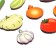 Set "Vegetables on Magnets" in a box, 16 parts