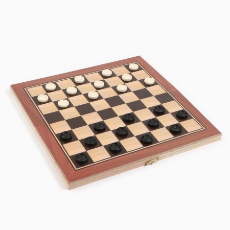Labart backgammon, wooden board 29 x 29 cm, with a field for playing checkers-1