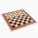 Labart backgammon, wooden board 29 x 29 cm, with a field for playing checkers