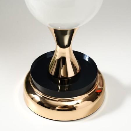Summary Metal for 1 candle "Marble Ball" gold 35x9x9 cm-3