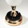 Summary Metal for 1 candle "Marble Ball" gold 35x9x9 cm