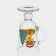 New Year's glass mug for mulled wine "New Year's snakes", 200 ml, mix