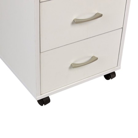 Tumbling with boxes on wheels Polini Kids Mirum, white color, 40x55 cm-6