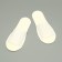 Disposable slippers, standard, white-beige, 42 rub.