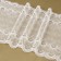 Lace elastic fabric, 190 mm × 2.7 ± 0.5 m, white color