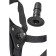 Panties for strapon Realstick Strap-on Abigail, eco-leather, black color