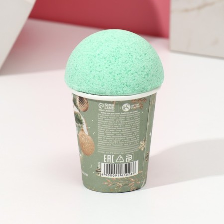 Gift set of Cosmetics "New Year's Miracles!", Bath salt and a bathtub bomb, pure happiness-4