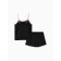 Women's pajamas (top, shorts) KAFTAN LEO Black Collection Rr 40-42