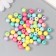 Beads for creativity plastic "Ball. Multi -colored overflow" set 20 g d = 0.8 cm