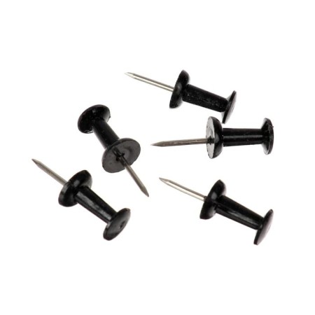 Power buttons, 40 pieces, in a plastic box, black-2