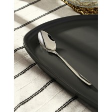 A spoon of a teaspoon of stainless steel 