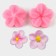 Mold "Flower", silicone, 2 items, 4 × 2.9 cm, color mix