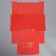 Happy New Year folding box, embossing, red, 31 x 24.5 x 9 cm, new year