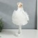 Interior doll "Princess in a white outfit, with heart" 43x18x19.5 cm