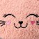Soft children's bag "kitten", 15*13 cm, pink color