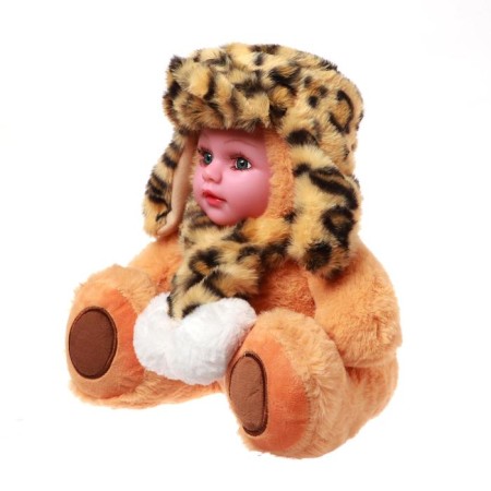 Soft toy "Doll in a hat"-1
