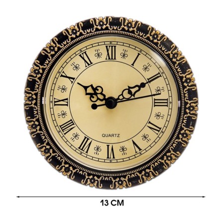 Quartz clock, D-13 cm, 1AA, smooth move