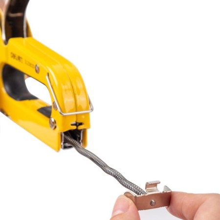 Construction Stapler Deli DL238001 98415, type of bracket D, 4-8 mm-2