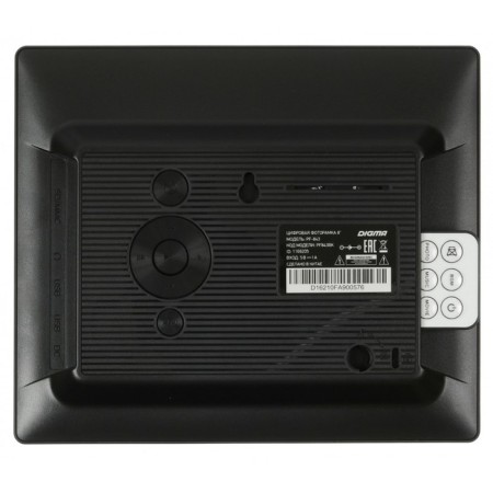 Digital photo frame Digma PF-843, 8 ", 1024x768, PDD, video, plastic, black-4