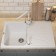 Quartz-quartz kitchen up-up-quartz upd-04, rectangular, color 01 white
