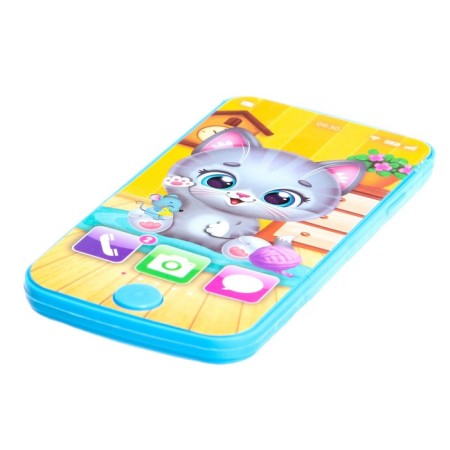 Musical phone "My kitten", sound, color blue-1