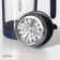 Teapot Hot French - Magistro press "Helsinki", 350 ml, glass, dark blue color