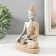 Souvenir Polystone "Buddha Mudra Bhumissartsh -Supply to Earth" Sand 5.7x11.5x16.5 cm