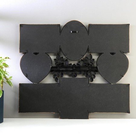 Photo frame plastic in 8 photos 10x10, 10x15 cm "olives" gold 43x48x2 cm-2