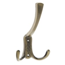 Hook furniture tundra TKT003, three -rod, bronze