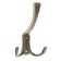Hook furniture tundra TKT003, three -rod, bronze