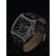 Watch of wrist, d-4.8 cm, chronograph, luminous, waterproof, skin strap