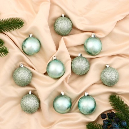 Set of balls plastic D-5 cm, 10 pcs "Fog Bright"