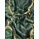 Malachite plaid, size 200x220 cm, rhombuses, green