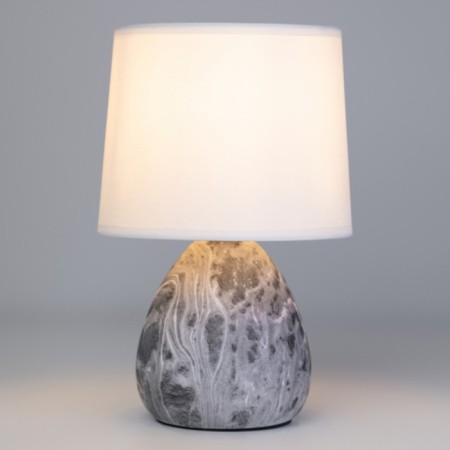 Rivoli Damaris 1he14, 40 watts Ceramics Black and white with a lampshade-3