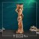 Figure "Sofia" 32x20x85cm, gold