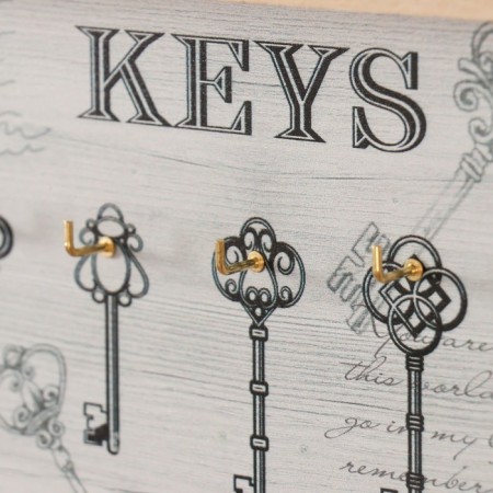 Decorative tree hooks "Retro. Keys" 29.8x2.5x13.6 cm-2
