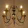 Elimin chandelier 5he14 40W black and gold 56x75x56 cm Bayerlux