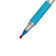 Ballic handle 0.7 mm, blue rod, white body with a rubber holder and cap, mix