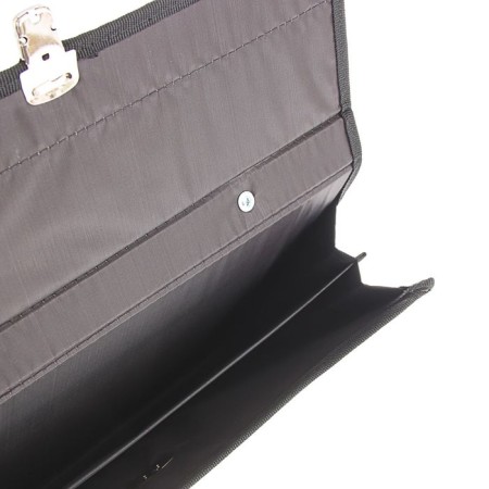 Business portfolio 350 x 260 x 100 mm, textile, 2 departments, Primorsk Black, 1C111-3