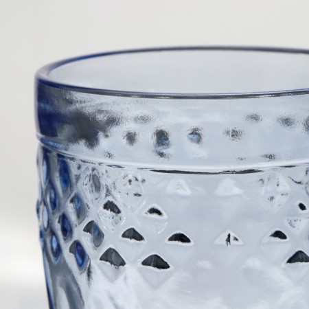 Cryste glass, glass, 335 ml, blue color-1