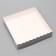 Cookie box, silver, confectionery packaging, 15 x 15 x 3 cm set 5 pcs