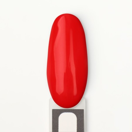 Gel nail polish "Red Boom", 3 phase, 8 ml, led/uv, color (67)-9