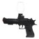 Black pistol, shoots gel bullets, mobile shutter, battery 3.7v