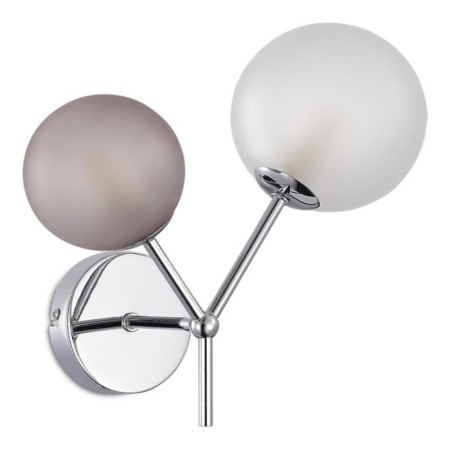 Wall lamp EVOLUCE. Sle1107-101-02. MALTE. 2x5 watts, G9, 4000k, 28.5x27 cm, chromium color