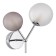 Wall lamp EVOLUCE. Sle1107-101-02. MALTE. 2x5 watts, G9, 4000k, 28.5x27 cm, chromium color